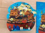 Djeco puzzel piratenschip, Ophalen of Verzenden, Meer dan 50 stukjes, Gebruikt