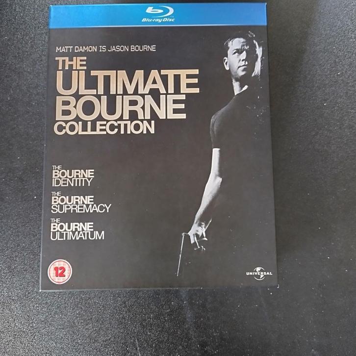 B3-1) The ultimate Bourne collection - 3 film box, Cd's en Dvd's, Blu-ray, Zo goed als nieuw, Actie, Boxset, Ophalen of Verzenden