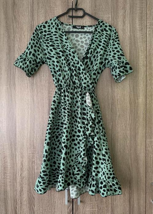 Jurk Most Wanted XS, Kleding | Dames, Jurken, Zo goed als nieuw, Maat 34 (XS) of kleiner, Groen, Boven de knie, Ophalen of Verzenden