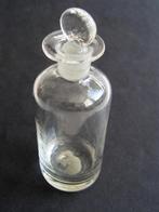 Handgemaakt glazen apothekersflesje 19e eeuw, Antiek en Kunst, Antiek | Overige Antiek, Ophalen of Verzenden