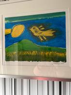 Corneille - Vogel en Zon - 2001, Antiek en Kunst, Ophalen of Verzenden