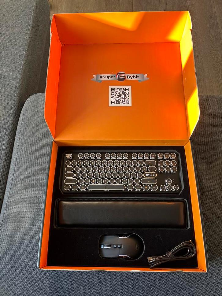 BYBIT Toetsenbord & Muis Set - Nieuw!, Computers en Software, Toetsenborden, Nieuw, Qwerty, Draadloos, Toetsenbord en muis-set