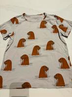 T-shirt Mini Rodini walrus print grijs mt128-134, Jongen of Meisje, Gebruikt, Ophalen of Verzenden, Mini Rodini