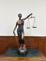 Bronzen Beeld Vrouwe Justitia, Antiek en Kunst, Ophalen