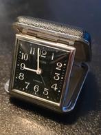 Vintage antieke EUROPA 2 Jewels reisklok wekker €19.50, Ophalen of Verzenden