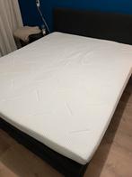 Boxspring met topper (Zwart 210x180), Ophalen, Zwart, Tweepersoons, Zo goed als nieuw
