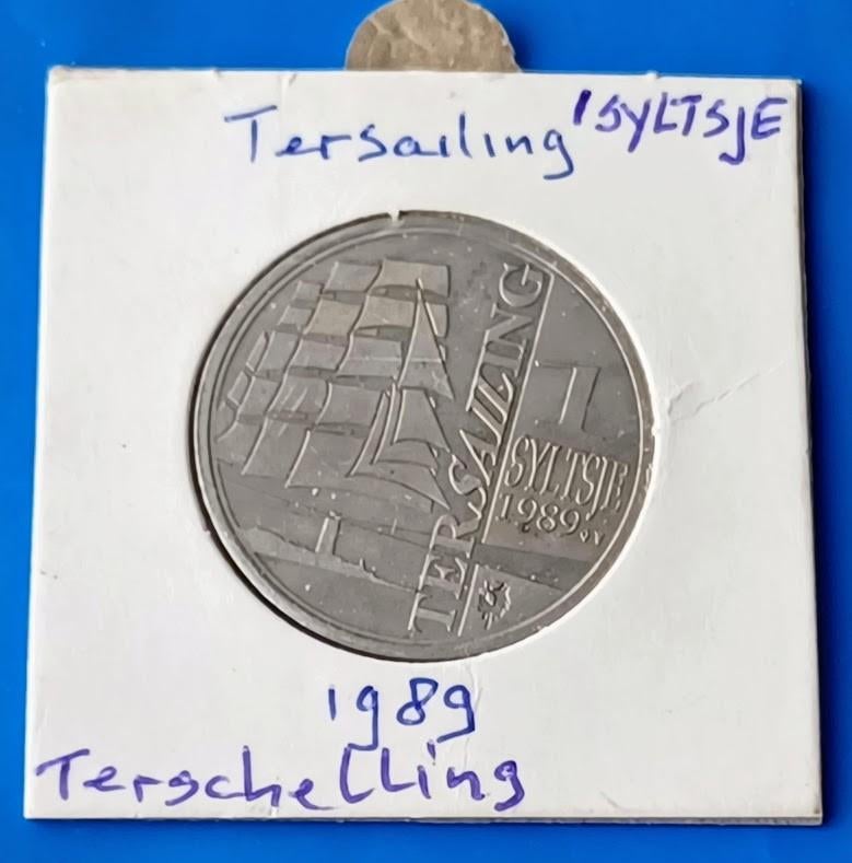 Terschelling Schylge - 1 Syltsje "TerSailing" 1989, Postzegels en Munten, Verzenden, Overige materialen, Nederland