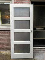 Massieve opdekdeur 83x201,5 linksdraaiend, Doe-het-zelf en Verbouw, Ophalen, Zo goed als nieuw, Binnendeur, 200 tot 215 cm