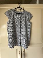 Blauwe Stippen Blouse H&montego Maat M L, Maat 38/40 (M), Blauw, Ophalen of Verzenden, Zo goed als nieuw