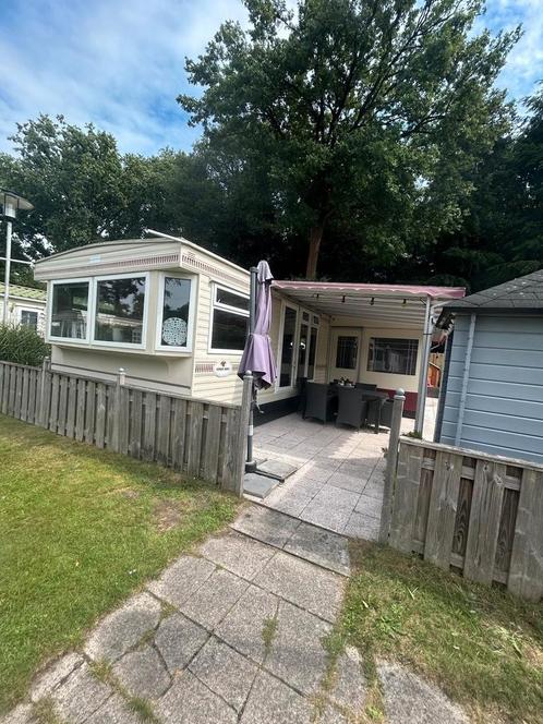 Stacaravan te koop op familiecamping in Rucphen, Caravans en Kamperen, Stacaravans, Ophalen of Verzenden