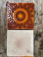 Retro wandtegels - antieke oude tegels jaren 70 - 15x15cm, Nieuw, Minder dan 20 cm, Minder dan 5 m², Wandtegels