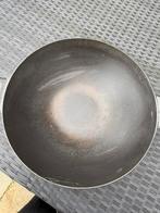 Gietijzere wok/pan, Huis en Inrichting, Ophalen, Gebruikt, Gietijzer, Wok