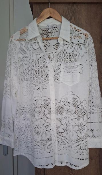 Nieuwe kanten blouse in L van Rismel
Supermooie feest blouse beschikbaar voor biedingen