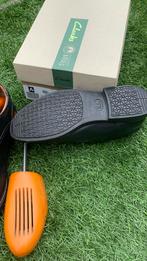 CLARKS,  zwart leren VETERSCHOEN.mt .41.in nieuwstaat, Ophalen of Verzenden, Zo goed als nieuw, Zwart