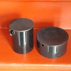 Stelton suikerpot en melkkannetje zwart, Huis en Inrichting, Overige materialen, Gebruikt, Overige typen, Ophalen of Verzenden