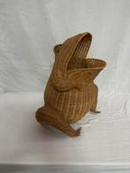 Vintage Rieten / Rotan Kikker, Ophalen of Verzenden