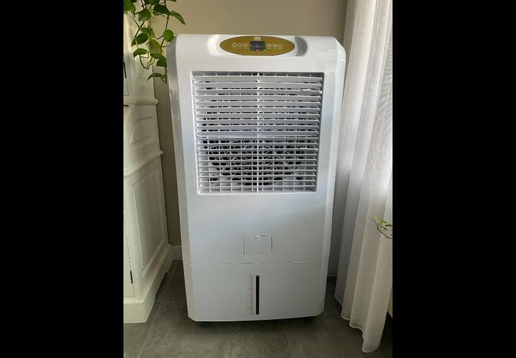 HBM Professionele Koelventilator, Luchtkoeler, Witgoed en Apparatuur, Ventilatoren, Zo goed als nieuw, Vloerventilator, Ventilator met afstandsbediening