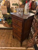 Antieke houten engelse ladekast, brocante, landelijk, Gebruikt, Hoofdstraat 15, Minder dan 100 cm, Il fienile