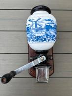 Wandkoffiemolen met Delftsblauw motief, Ophalen of Verzenden
