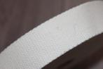 Geweven katoen band - beige - 30mm #2161, Hobby en Vrije tijd, Ophalen of Verzenden, Nieuw, Lint, Band of Elastiek