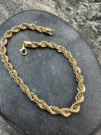 Prachtige 14k gouden rope armband, Ophalen of Verzenden, Nieuw, Goud