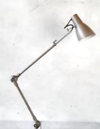 Industriële Tafellampen met Hamerslag Kapje (Set van 2), Huis en Inrichting, Lampen | Tafellampen, Gebruikt, Ophalen of Verzenden