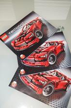 Lego Technic 8070 Boekjes, flex assen sticker parts doos, Ophalen of Verzenden, Gebruikt, Losse stenen, Lego