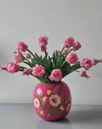 Colmore handbeschilderde vaas met 20 papegaai tulpen, Ophalen, Nieuw, Overige kleuren, Minder dan 50 cm