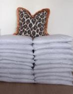 20 stuks Wometo 100% veren Binnenkussens 45x45 nieuw!, Ophalen of Verzenden, Nieuw, Wit, Vierkant