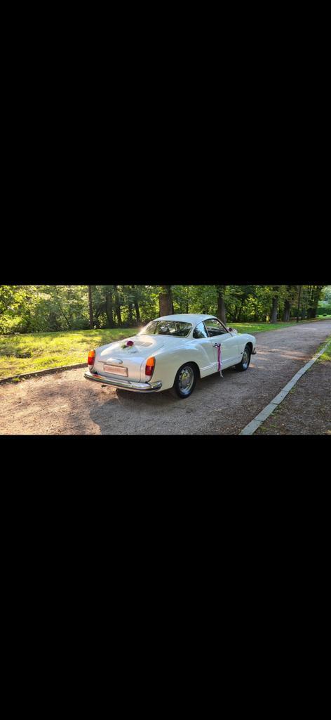 Volkswagen karmann, Auto's, Oldtimers, Particulier, Volkswagen, Benzine, Sedan, Handgeschakeld, Wit, Zwart, Achterwielaandrijving