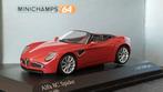 Alfa Romeo 8c Spider 1:64 Minichamps Pol, Verzenden, Zo goed als nieuw