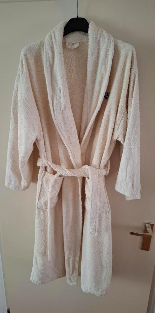 Ochtendjas witte katoenen XL, Kleding | Dames, Huispakken, Zo goed als nieuw, Maat 46/48 (XL) of groter, Wit, Ophalen of Verzenden