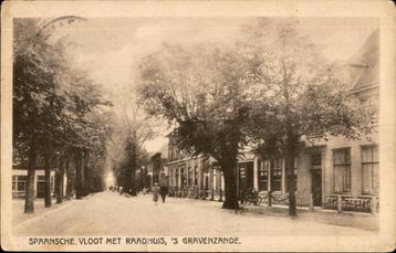 ´s Gravenzande Spaansche vllot met Raadhuis st 1941 beschikbaar voor biedingen