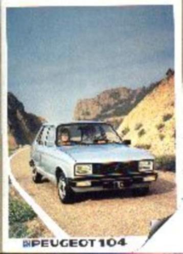 Peugeot 104 fraaie brochure/auto folder '78 '79 '80 '82 '83 beschikbaar voor biedingen