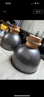 2 Mooie hanglampen voor boven eettafel, Ophalen of Verzenden, Zo goed als nieuw, Metaal, Minder dan 50 cm