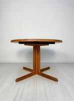Vintage Deense Teak Eettafel Uitschuifbare Design Jaren 70, Huis en Inrichting, Tafels | Eettafels, 100 tot 150 cm, 200 cm of meer