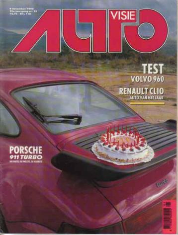 Autovisie 25 1990 : Porsche 911 Turbo - Audi 100 V6 - Lancia