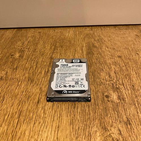 Western Digital Black 750GB HardeSchijf 2,5 inch, Computers en Software, Harde schijven, Gebruikt, Laptop, Intern, HDD, SATA, Ophalen of Verzenden
