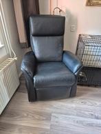 Himolla Elektrische Sta Op Stoel - Kalfsleer, Gebruikt, Ophalen of Verzenden, 75 tot 100 cm, Modern