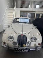Jaguar MKII 3.4L RHD – Bouwjaar 1961 – Project met potentie, Auto's, Achterwielaandrijving, Overige modellen, Wit, Leder