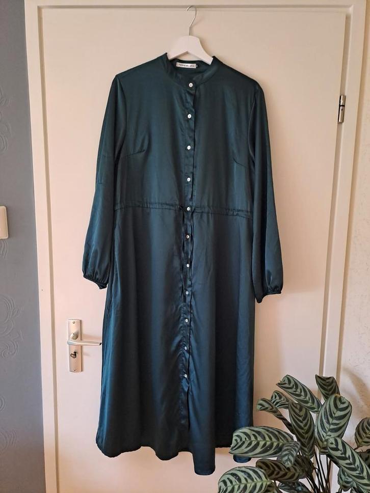 Jurk - Typical jill - XL, Kleding | Dames, Jurken, Zo goed als nieuw, Maat 46/48 (XL) of groter, Groen, Knielengte, Verzenden