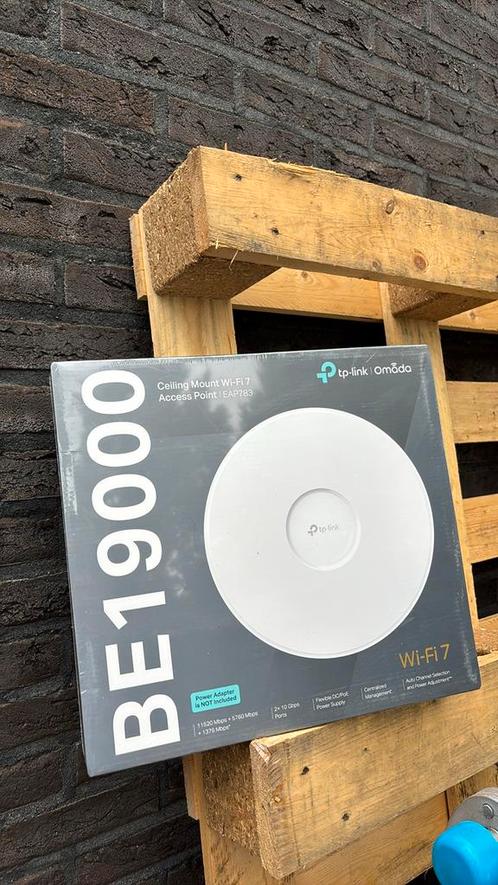 WIFI 7 TP LINK EAP783 accespoint in gesealde verpakking, Computers en Software, Accesspoints, Nieuw, Ophalen of Verzenden