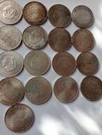 17 zilveren munten, Postzegels en Munten, Munten | Nederland, Ophalen, Koningin Juliana, Setje, Zilver