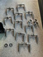 11 sets deurklinken RVS - Karcher, Doe-het-zelf en Verbouw, Hang- en Sluitwerk, Ophalen of Verzenden, Nieuw, Rvs, Klink of Kruk