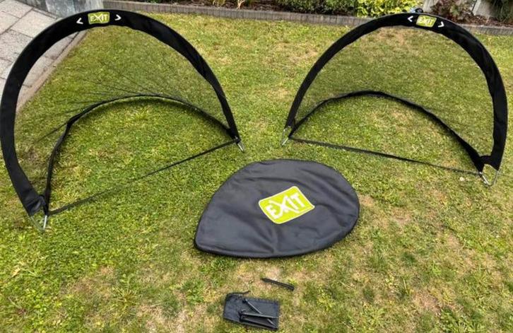 Twee opvouwbare goals Exit Toys, Sport en Fitness, Voetbal, Zo goed als nieuw, Overige typen, Maat XS of kleiner, Ophalen