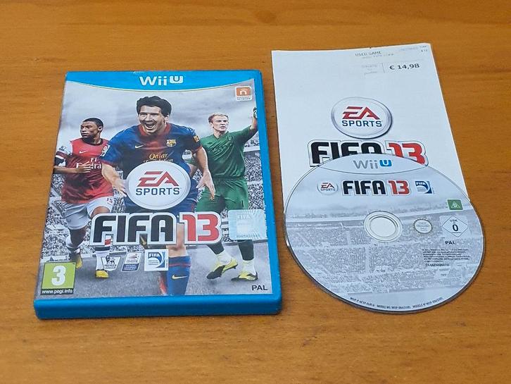 OPRUIMEN | WII U | FIFA 13 / Fifa 13, Spelcomputers en Games, Games | Nintendo Wii U, Gebruikt, Sport, 3 spelers of meer, Vanaf 3 jaar