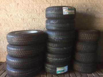 nieuwe aanhangerwielen  10,13,14 en inch en caravanwielen beschikbaar voor biedingen