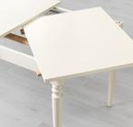 Uitschuifbare eettafel IKEA Ingatorp, 60 cm of meer, Rechthoekig, Ophalen of Verzenden, Zo goed als nieuw