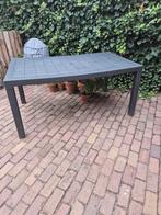 Tuinset met inklapbare stoelen en tafel, Tuin en Terras, Tuinsets en Loungesets, Ophalen, 4 zitplaatsen, Kunststof, Gebruikt