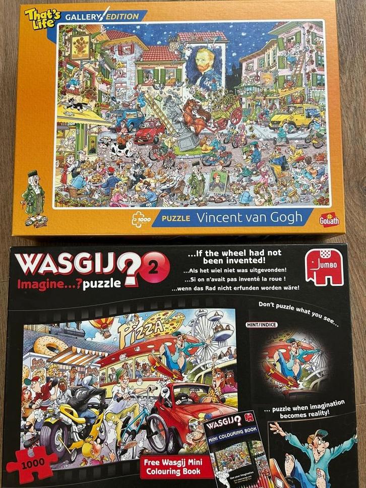 Wasgij puzzel, Hobby en Vrije tijd, Denksport en Puzzels, Zo goed als nieuw, Legpuzzel, 500 t/m 1500 stukjes, Ophalen of Verzenden